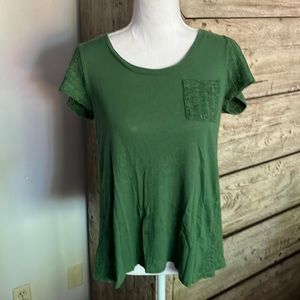 Green sweater shirt from Anthropologie size small